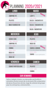 Cours de danse à Angoulême