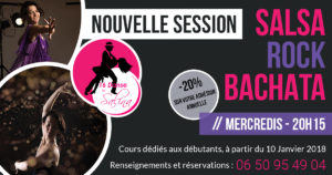 16Danse : cours de salsa rock bachata